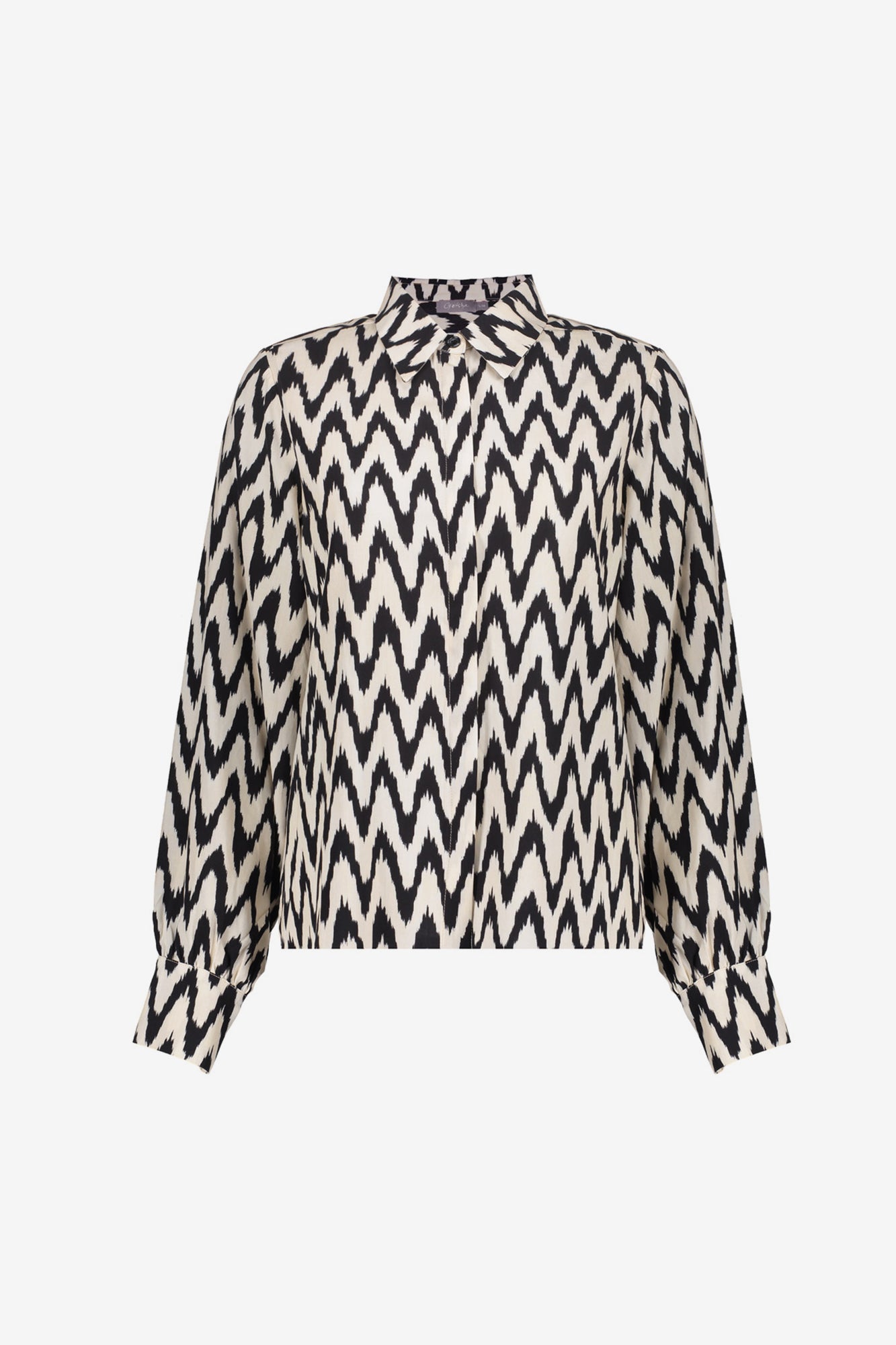 Geisha Fashion dames zigzagprint blouse