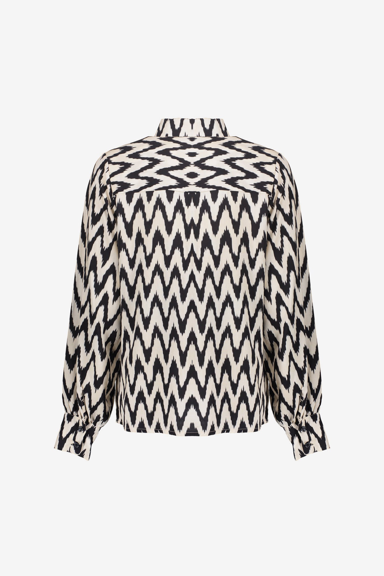 Geisha Fashion dames zigzagprint blouse