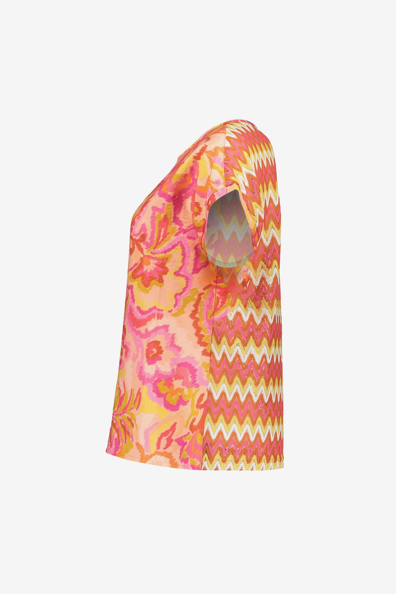 Geisha Fashion dames top met ajourdetails