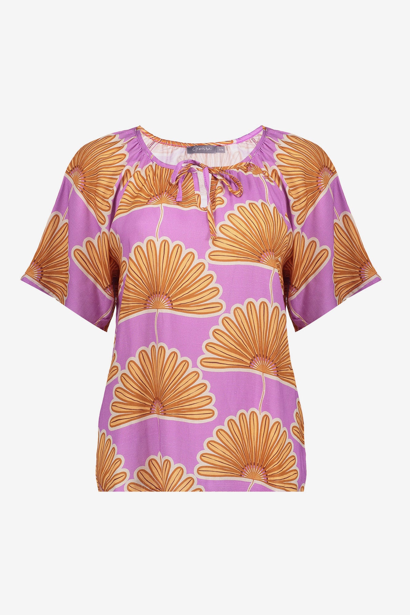 Geisha Fashion dames retro top met print