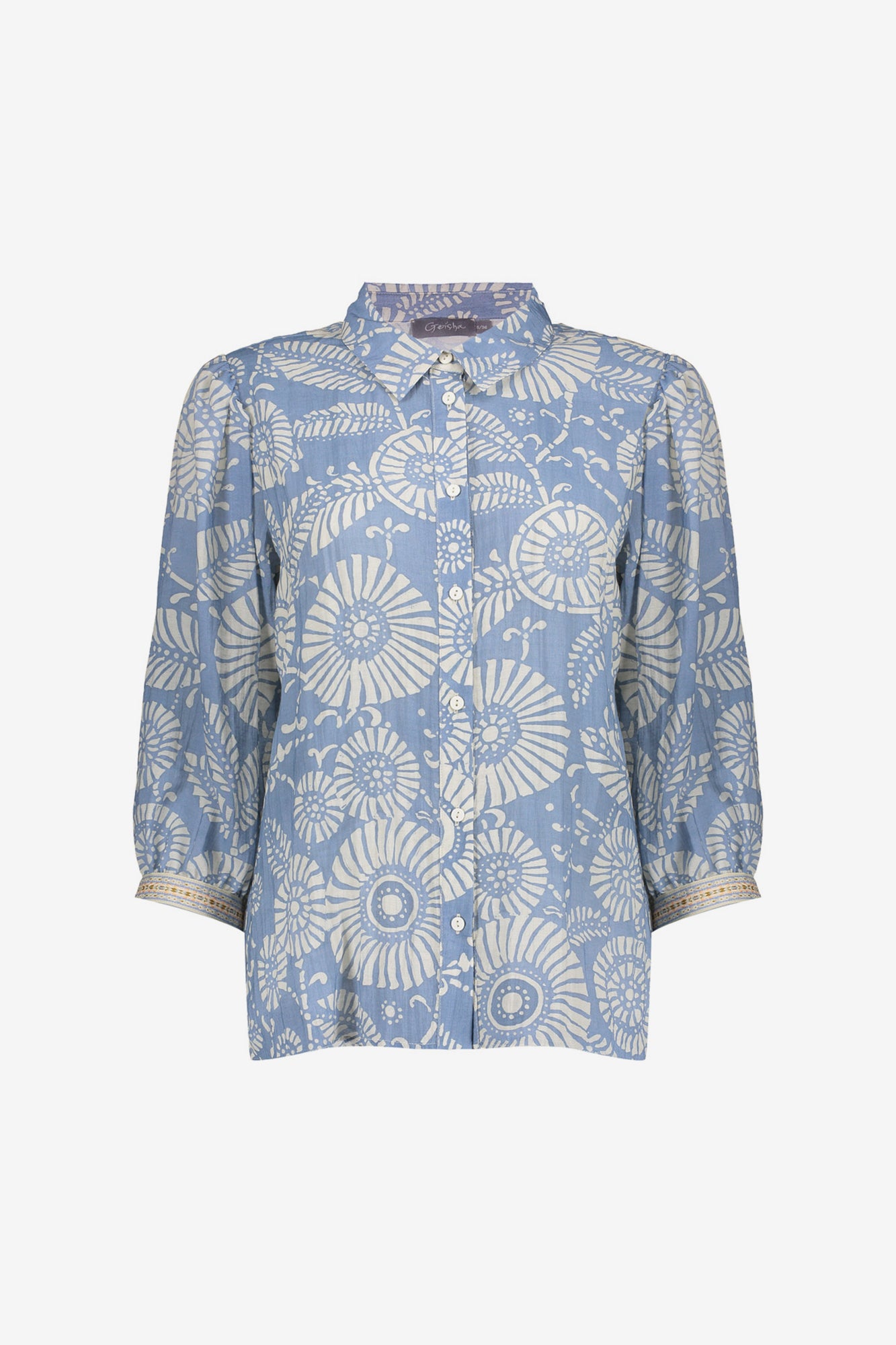 Geisha Fashion damesblouse met grafische print