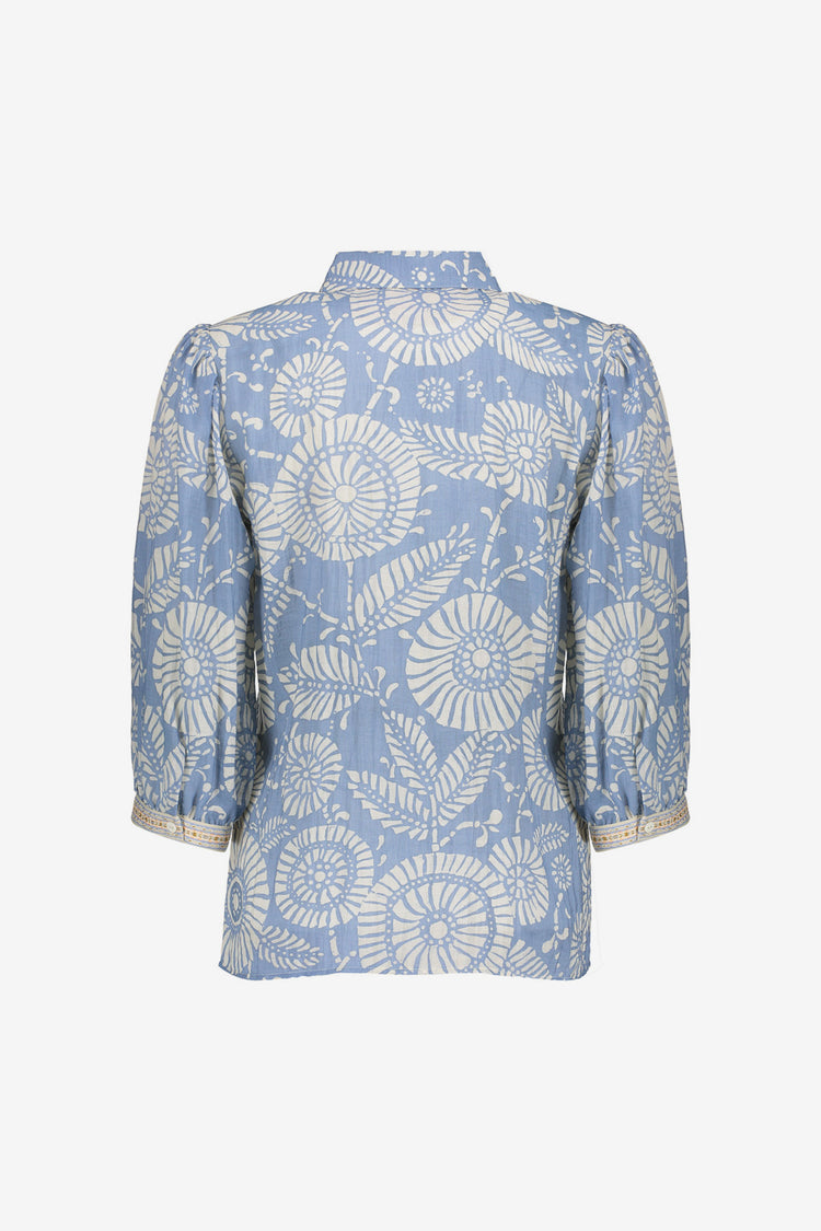 Geisha Fashion damesblouse met grafische print