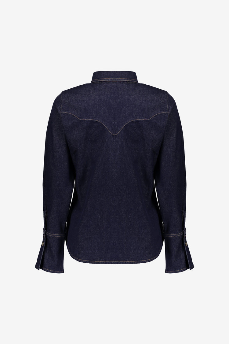 Geisha dames classic denim blouse
