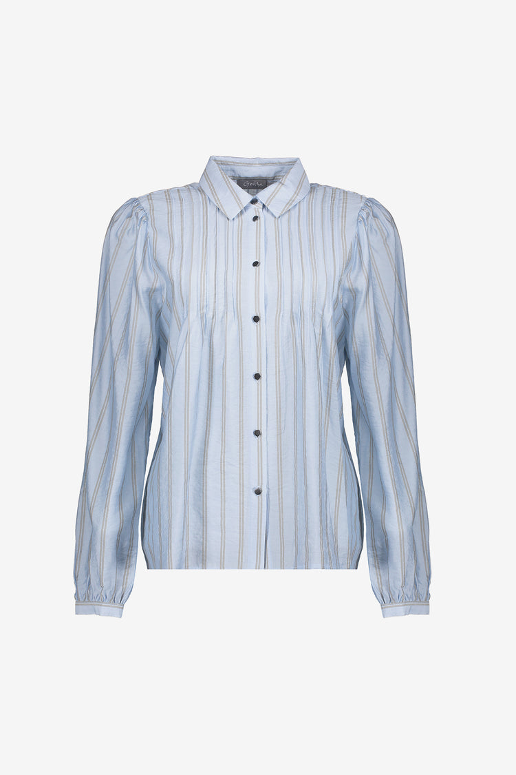Geisha dames blouse met streepdessin
