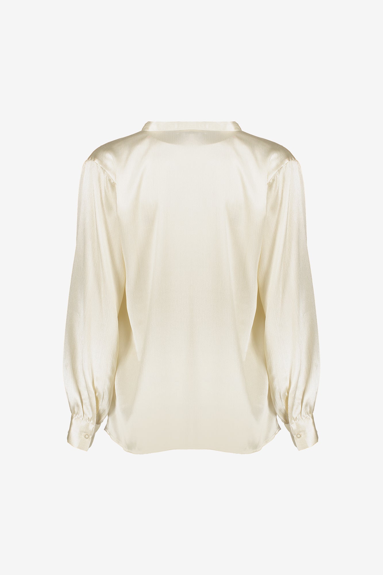 Geisha dames satin look top met strikdetail