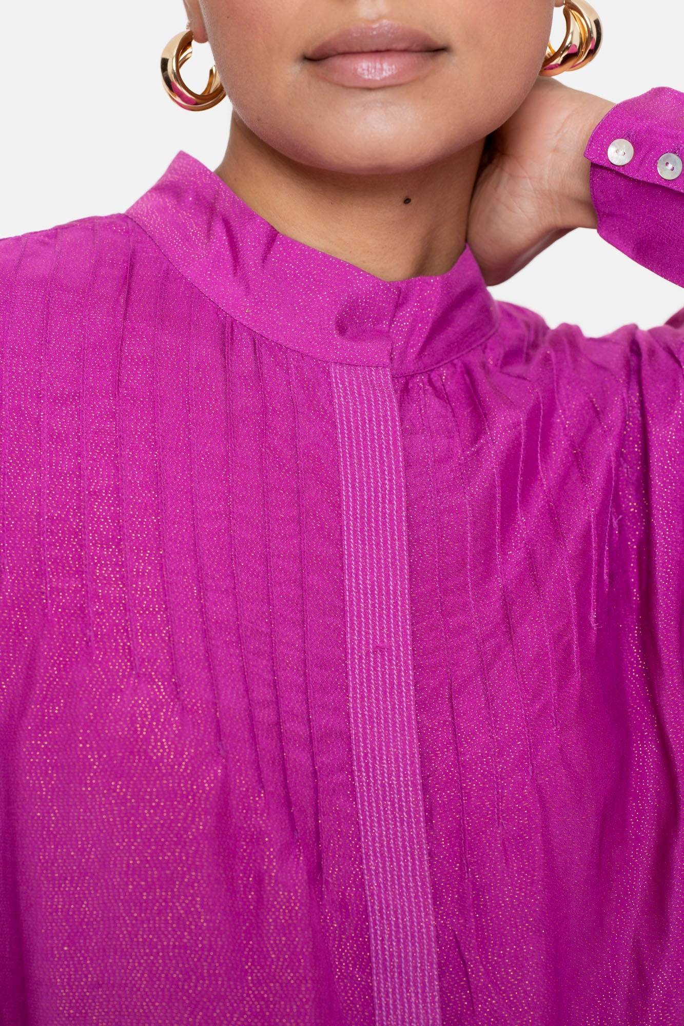 Geisha dames blouse met lurex