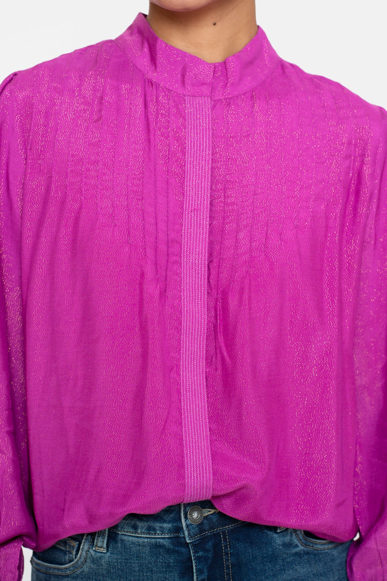 Geisha dames blouse met lurex