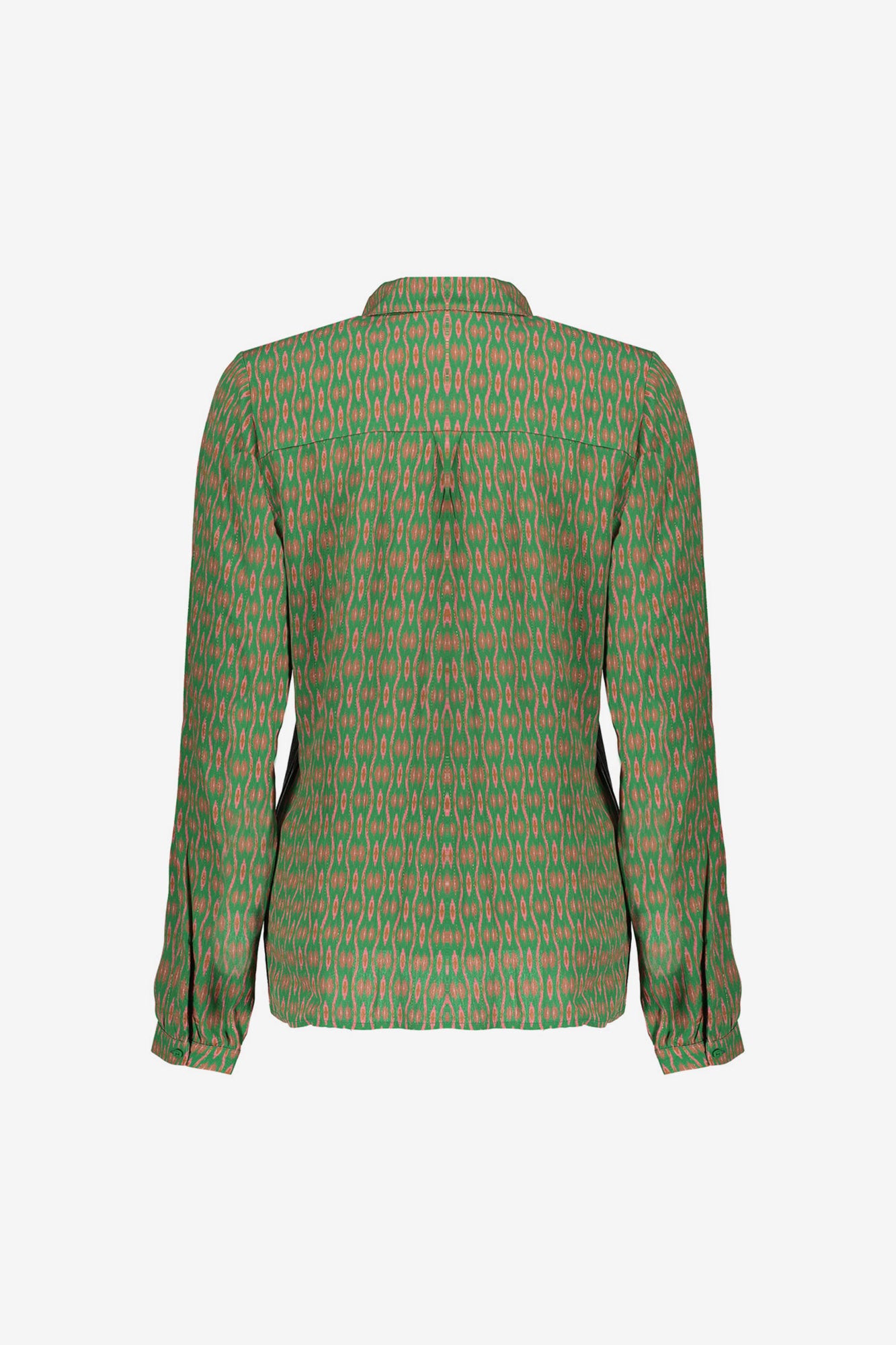 Geisha dames blouse met grafische print en lurex