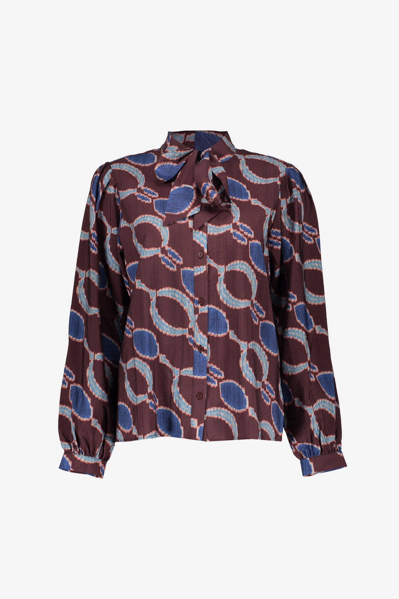 Geisha dames blouse met grafische print