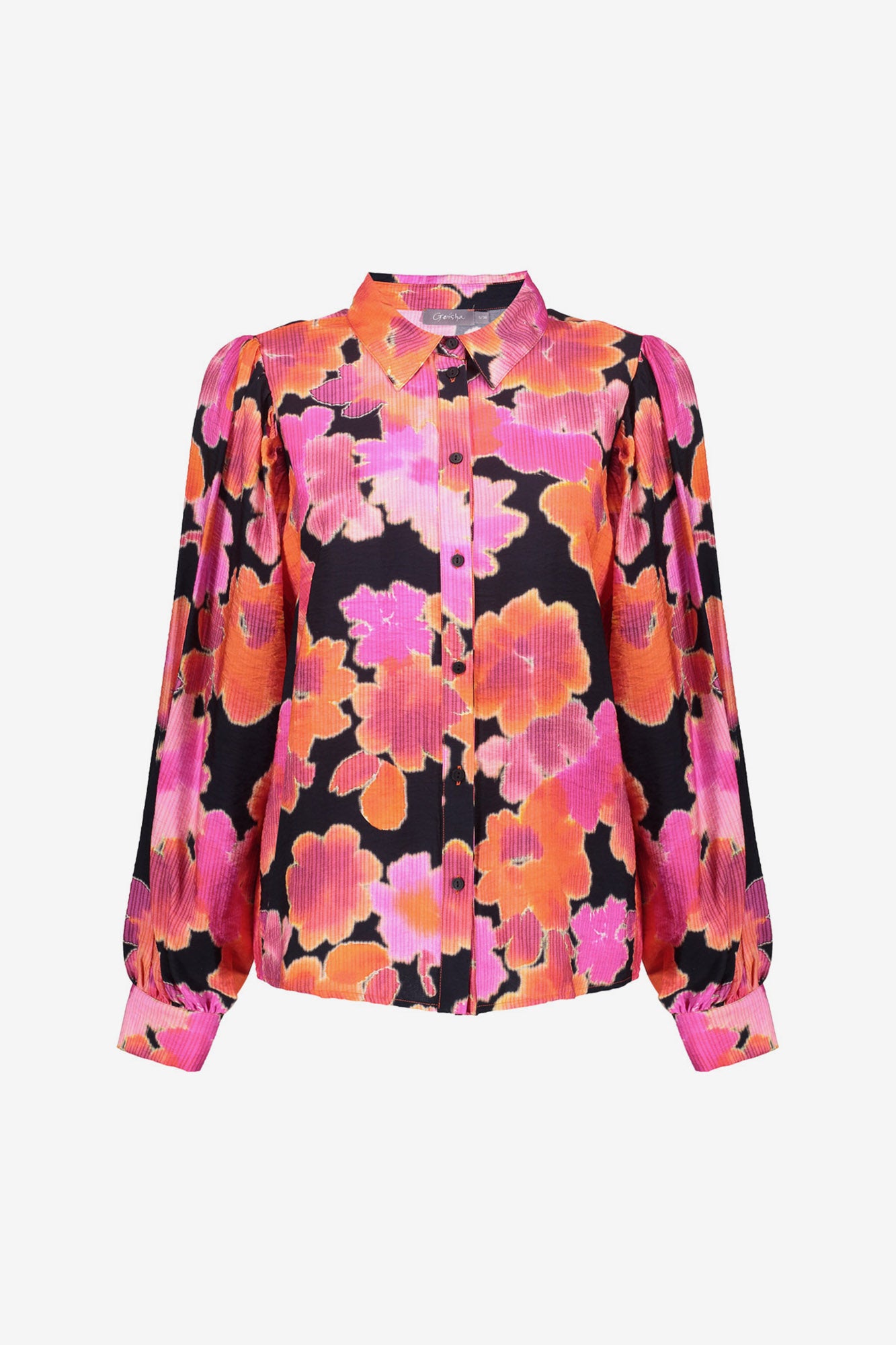 Geisha dames floral blouse pink