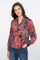 Geisha dames top met kleurrijke print