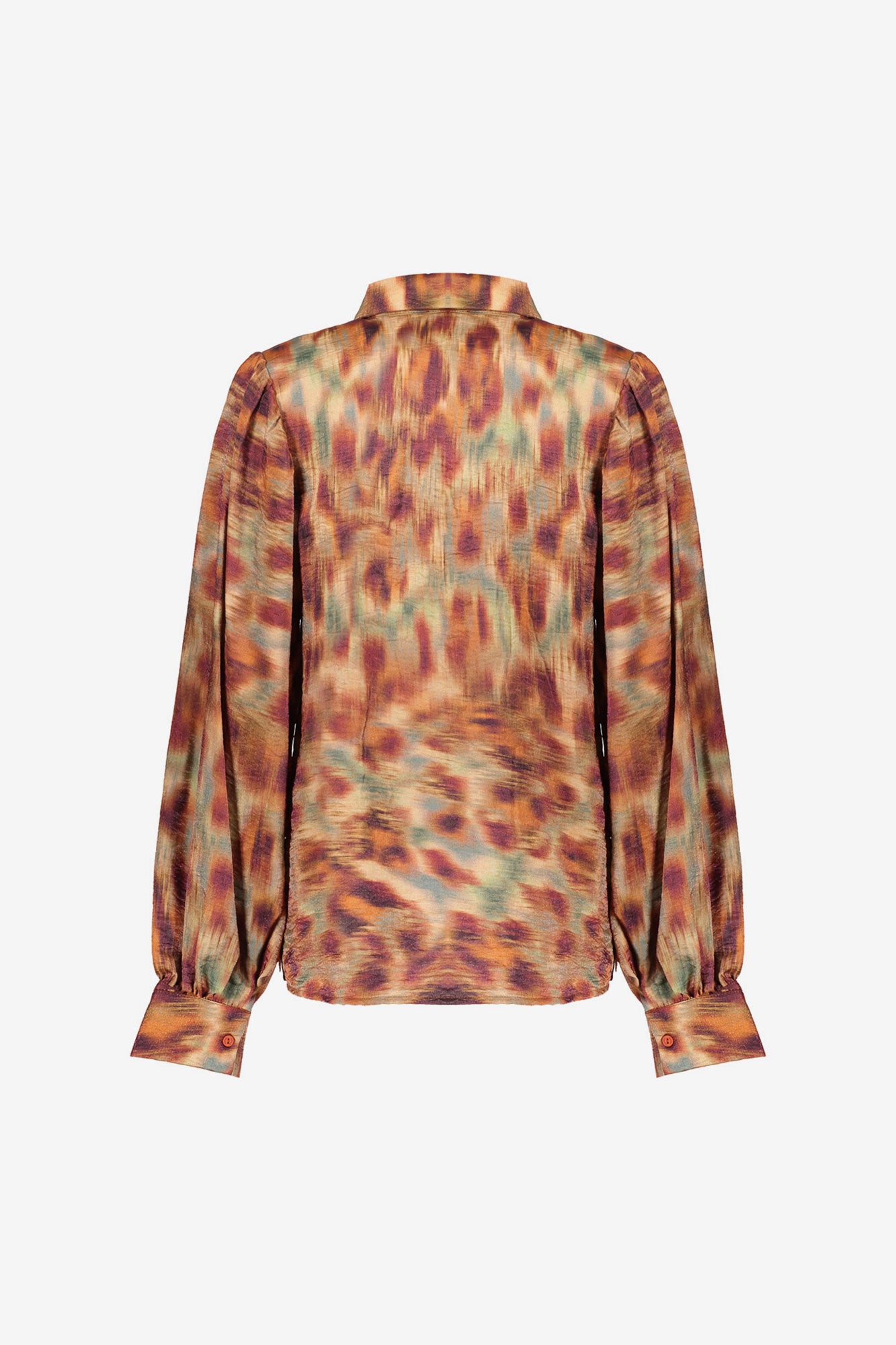 Geisha dames blouse met ecolineprint