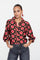 Geisha dames retro flower print blouse