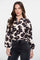 Geisha dames blouse met print bloem