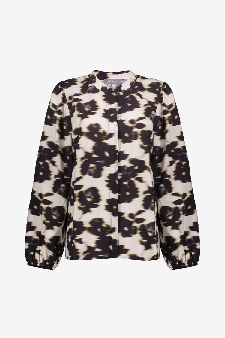 Geisha dames blouse met print bloem