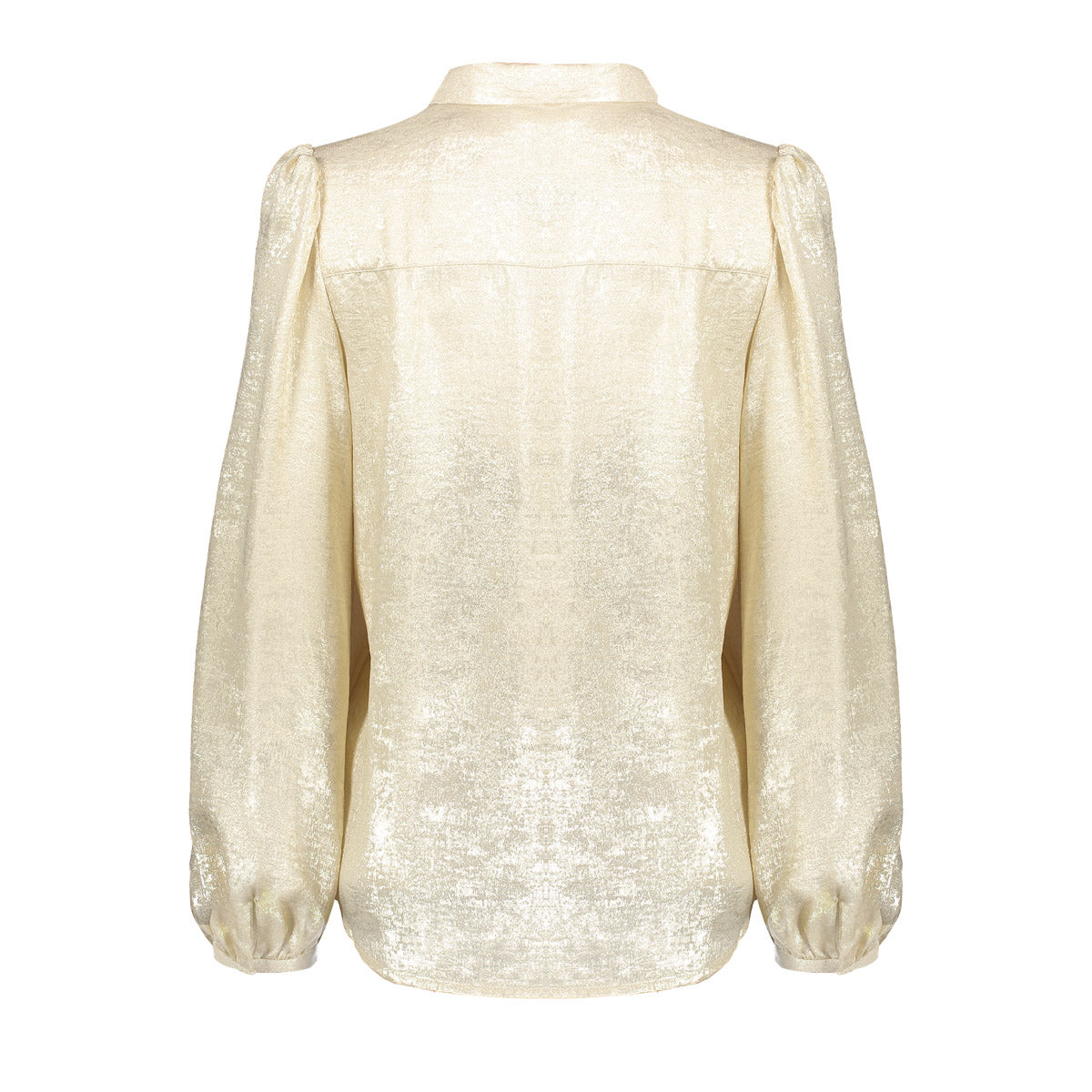 Geisha dames shiny blouse met velvet look