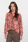 Geisha dames kleurrijke blouse met bloemenprint