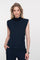 Geisha dames mouwloze pinstripe top