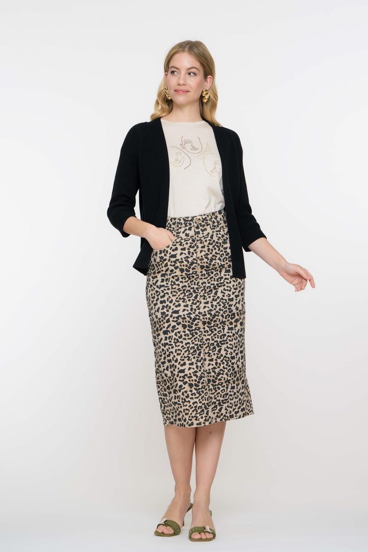 Geisha Fashion effen gebreid vest