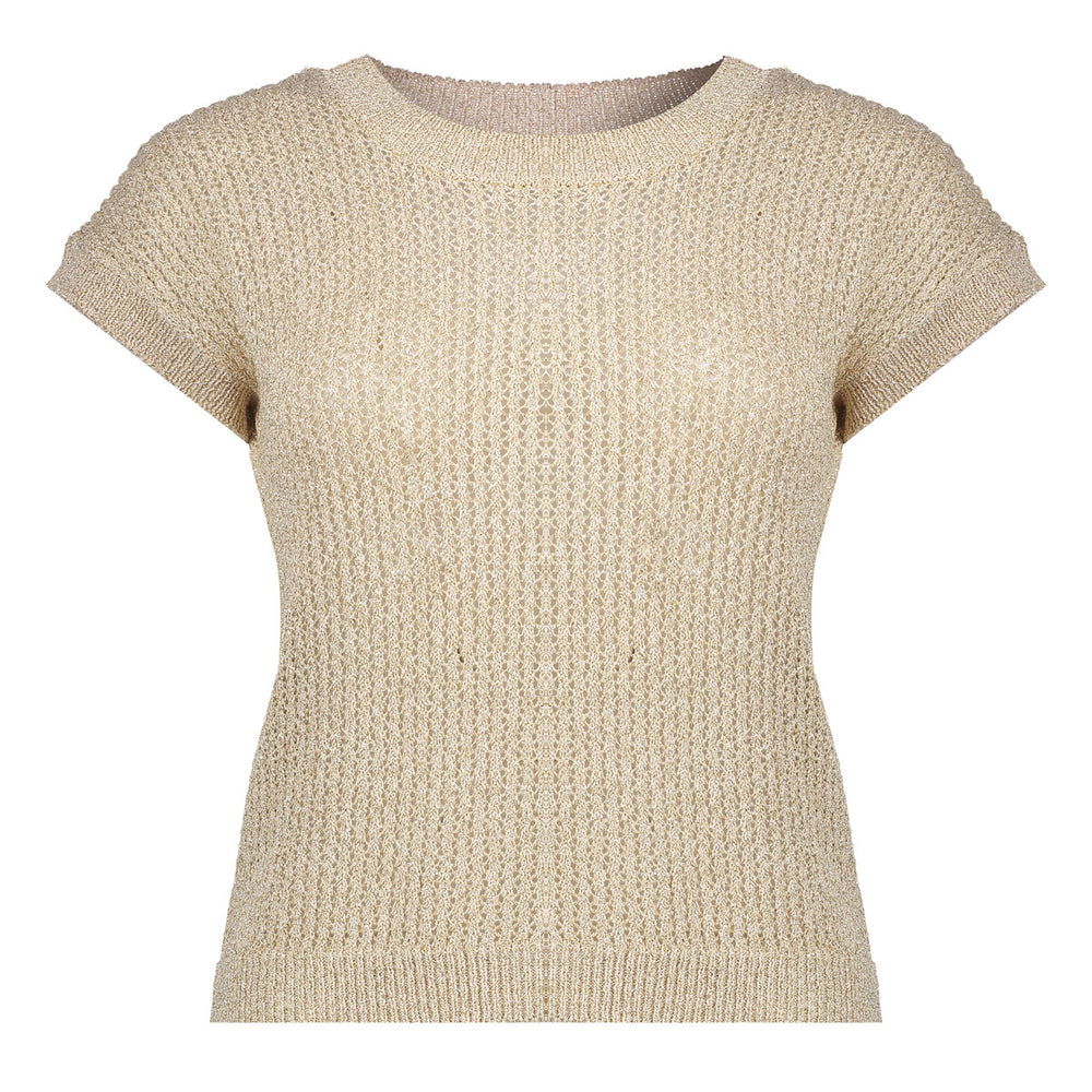 Geisha dames pullover met gouddraad