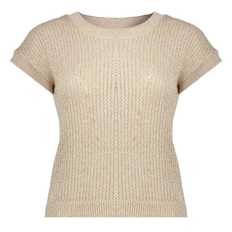 Geisha dames pullover met gouddraad