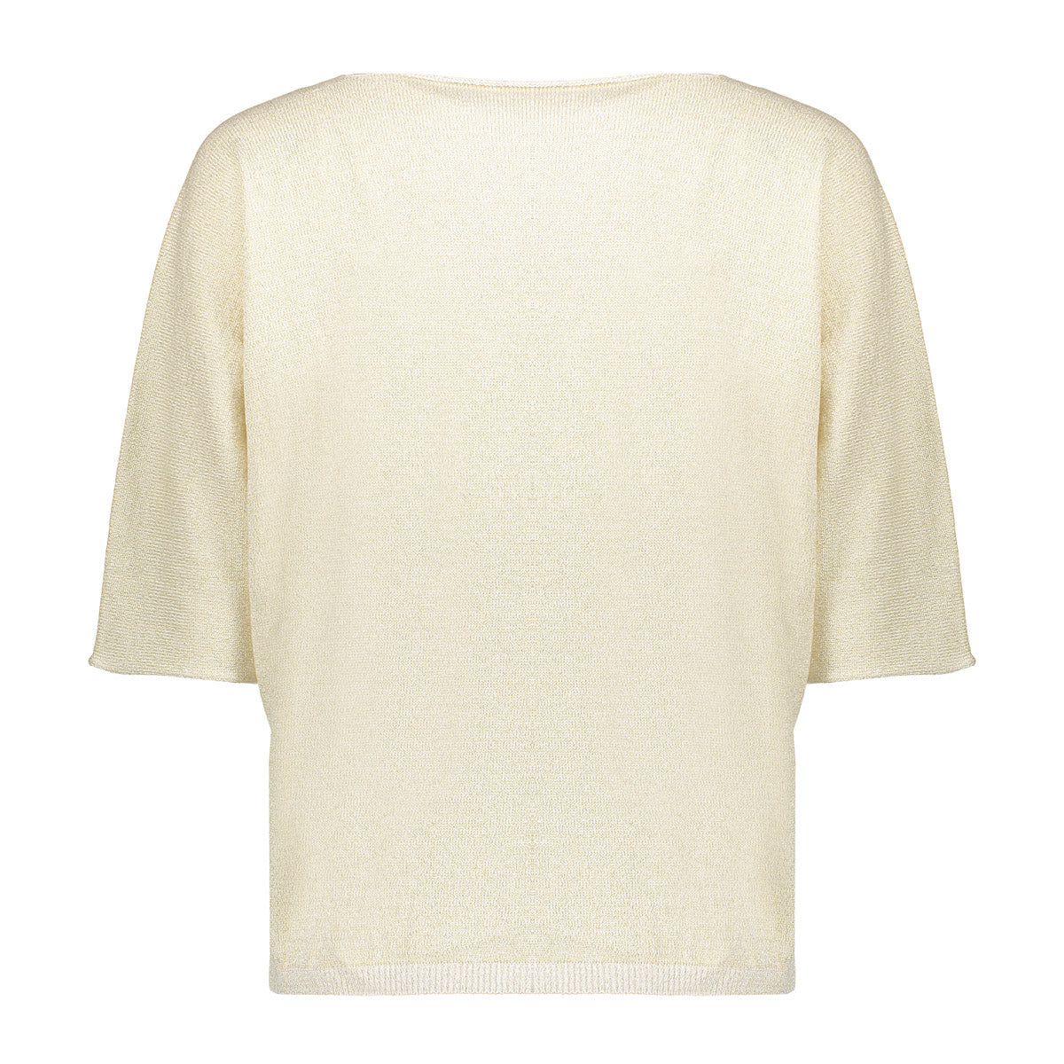 Geisha dames V-hals pullover met 3/4 mouwen en lurex