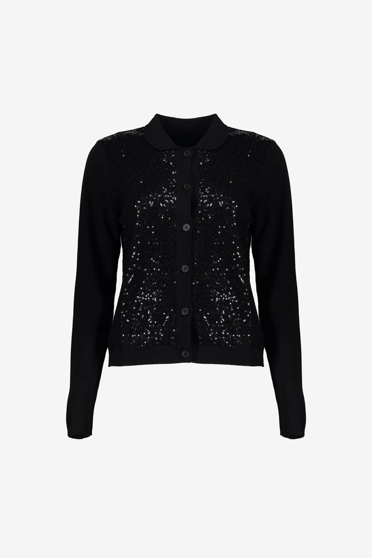 Geisha dames vest met pailletten