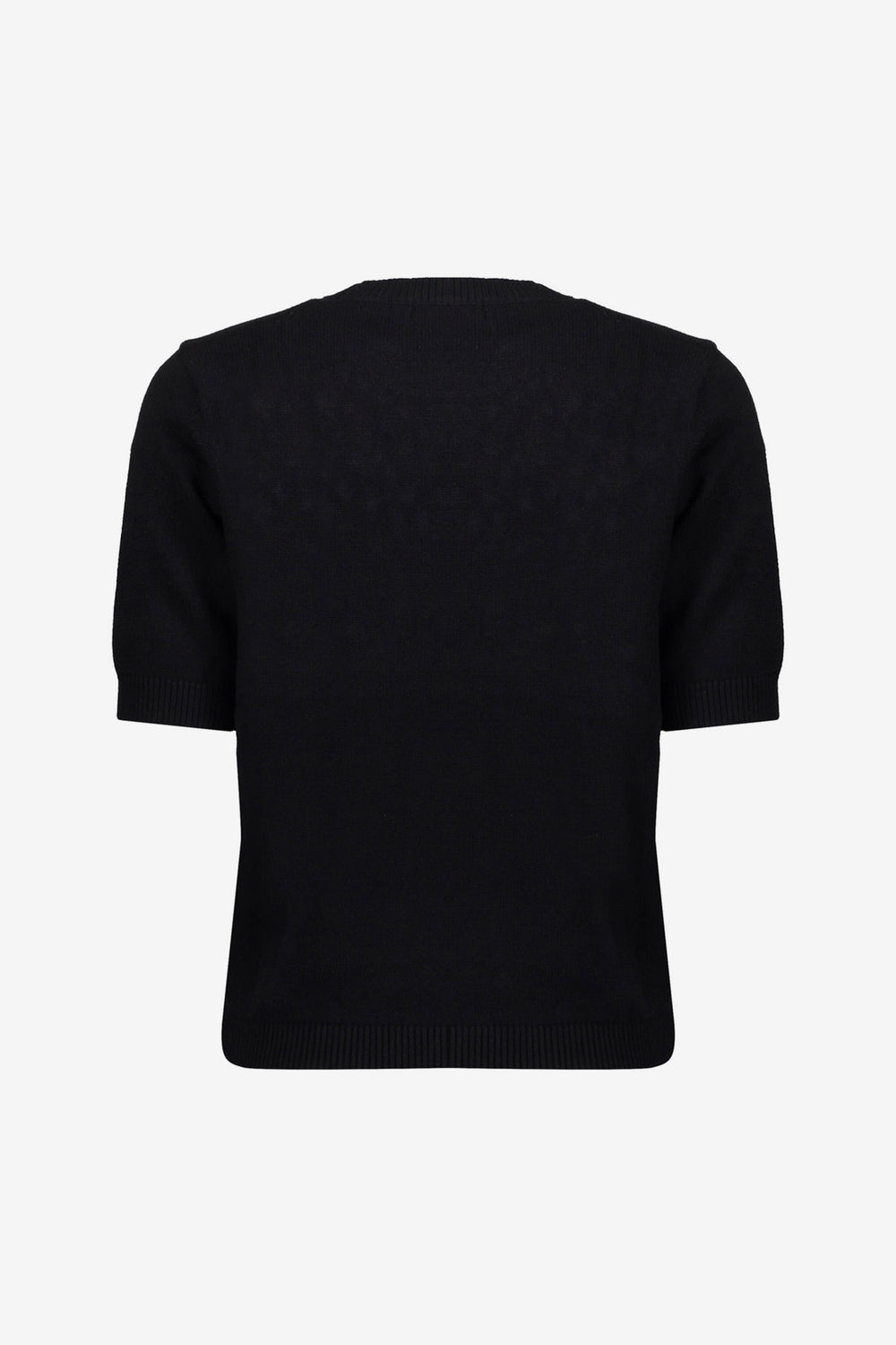 Geisha dames pullover met korte mouwen en parels