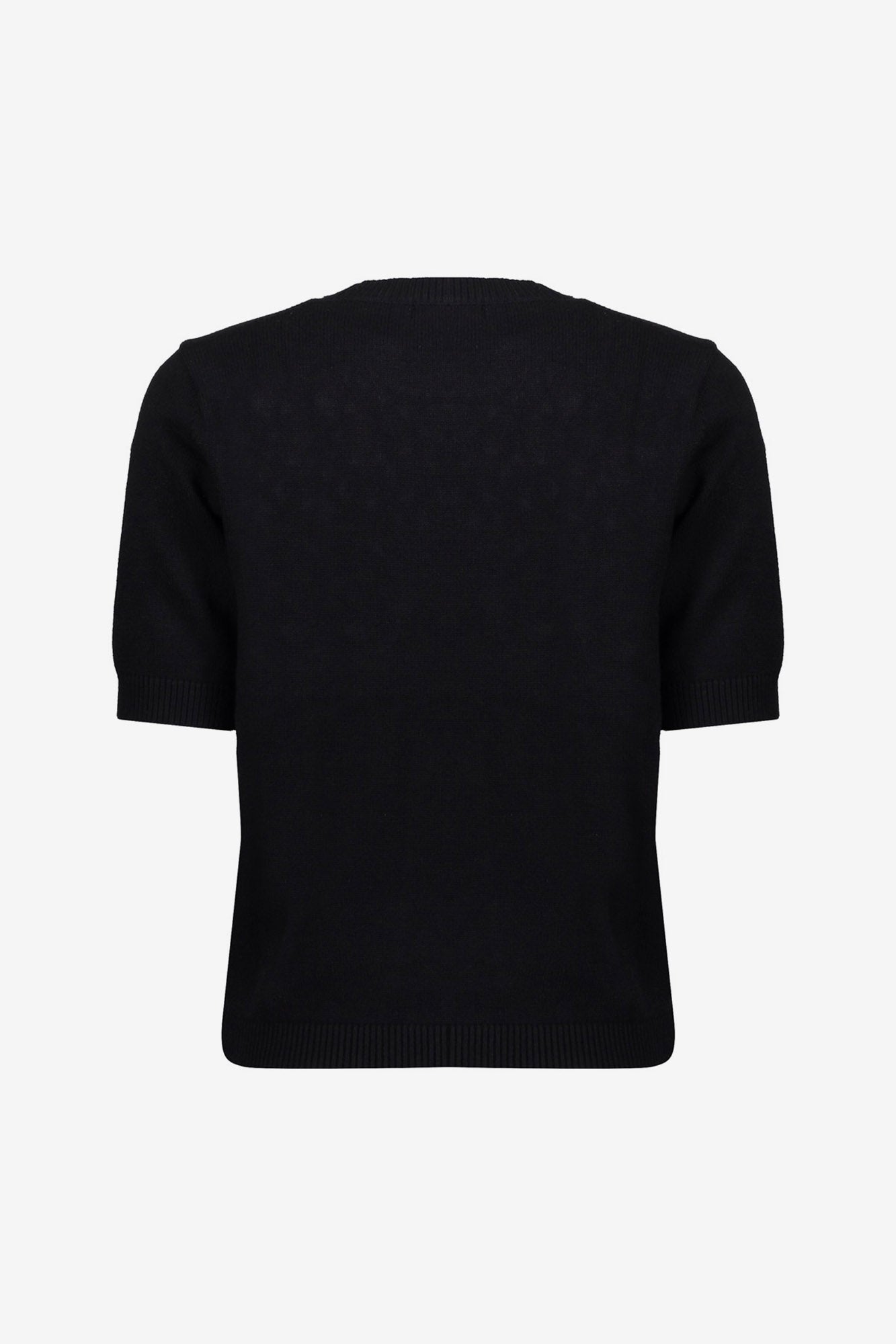 Geisha dames pullover met korte mouwen en parels