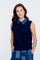 Geisha dames spencer denim collar