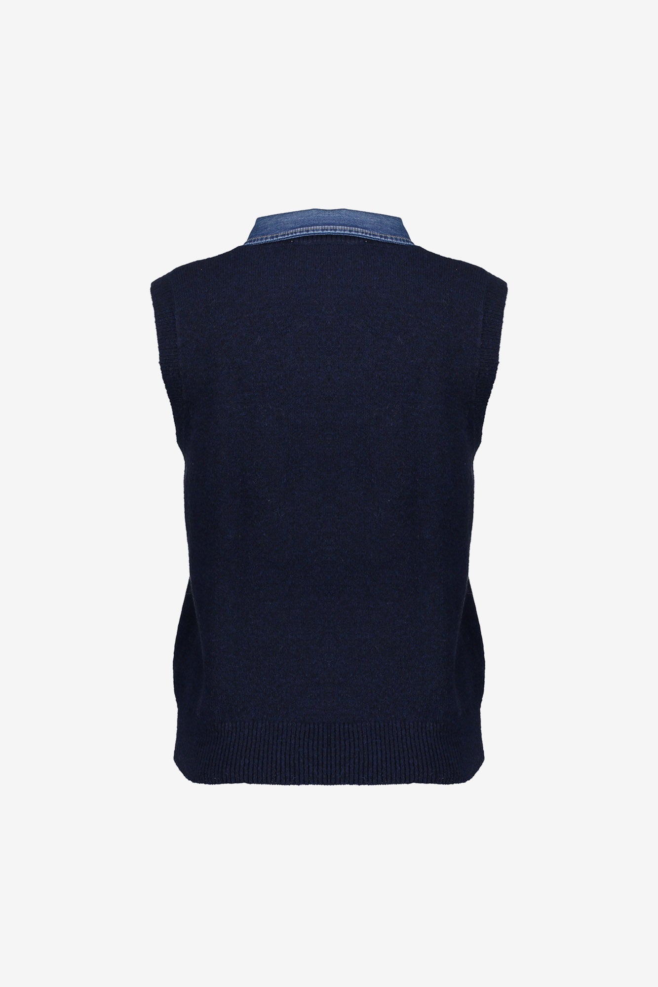 Geisha dames spencer denim collar
