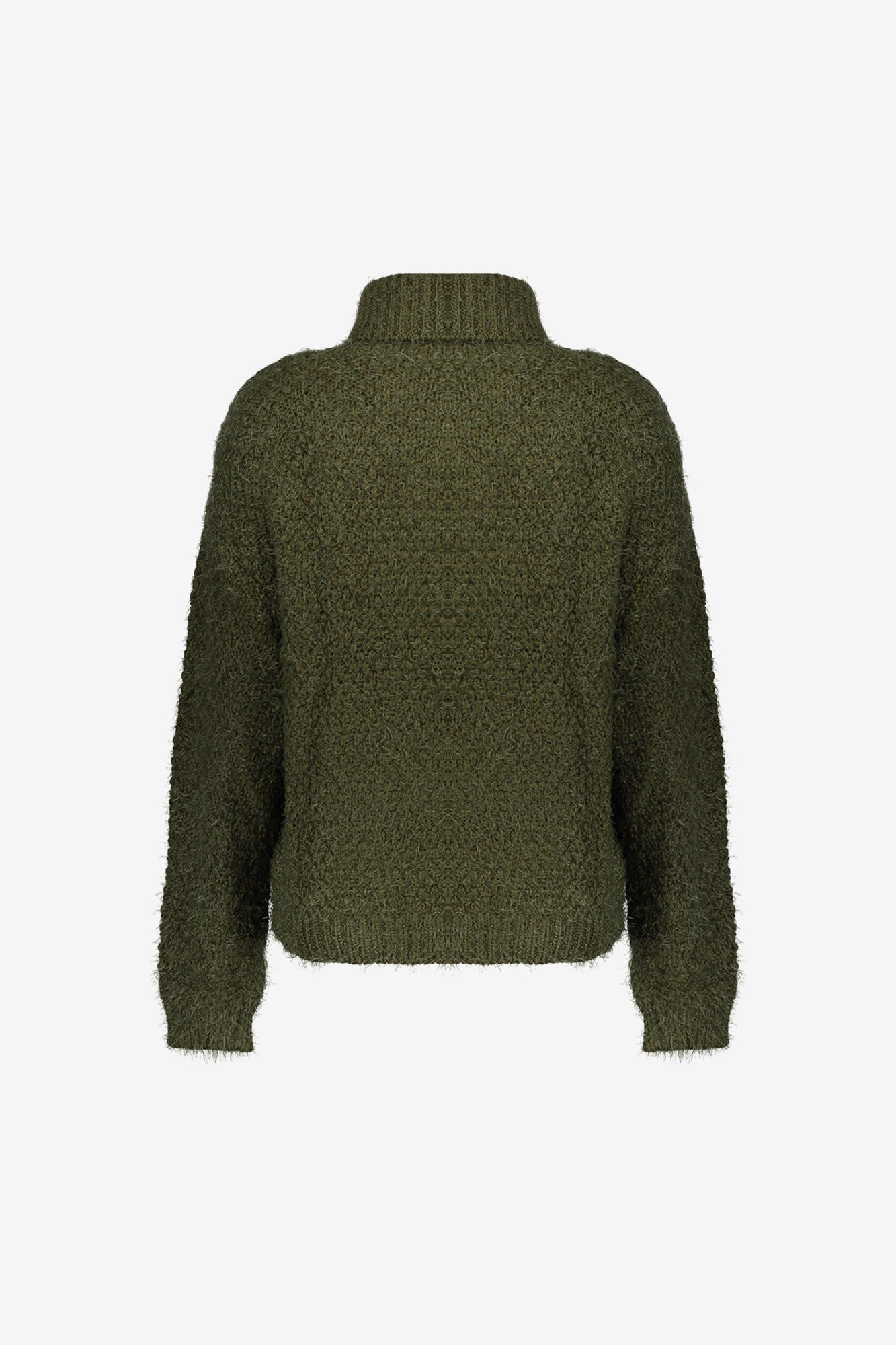 Geisha dames kabeltrui met turtleneck