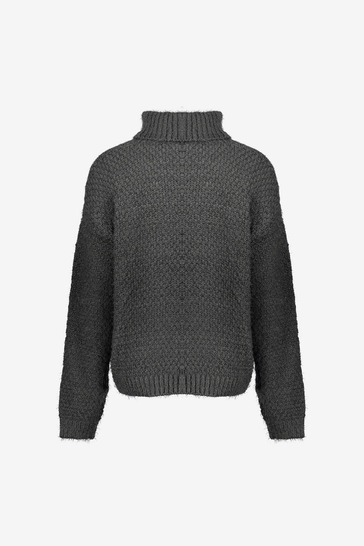 Geisha dames kabeltrui met turtleneck