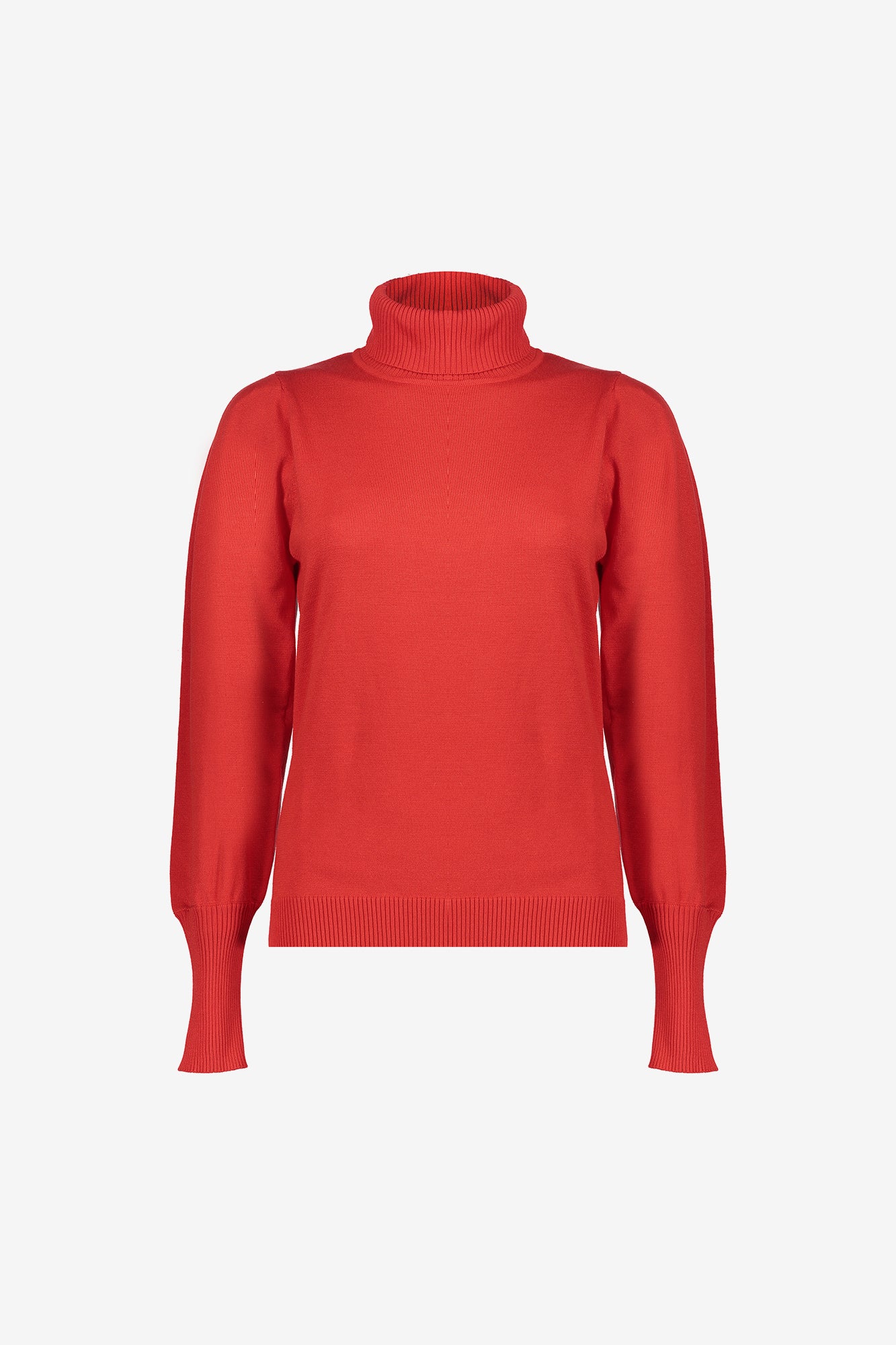 Geisha dames basic trui met pofmouwen