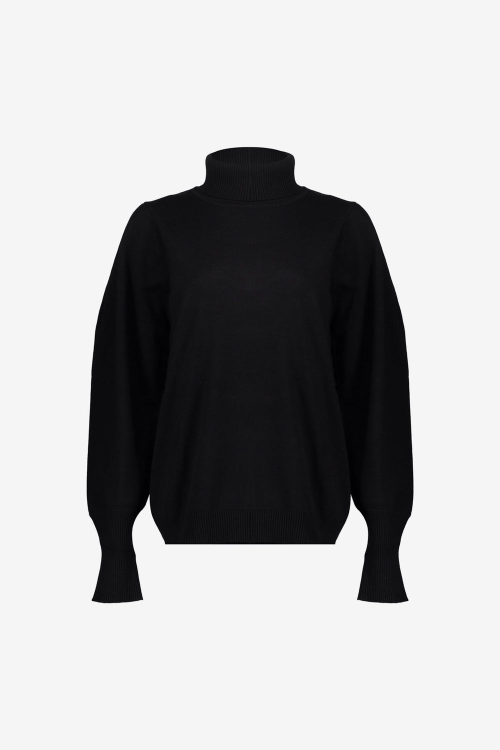 Geisha dames basic trui met pofmouwen