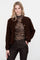 Geisha dames vest met lurex en knopen