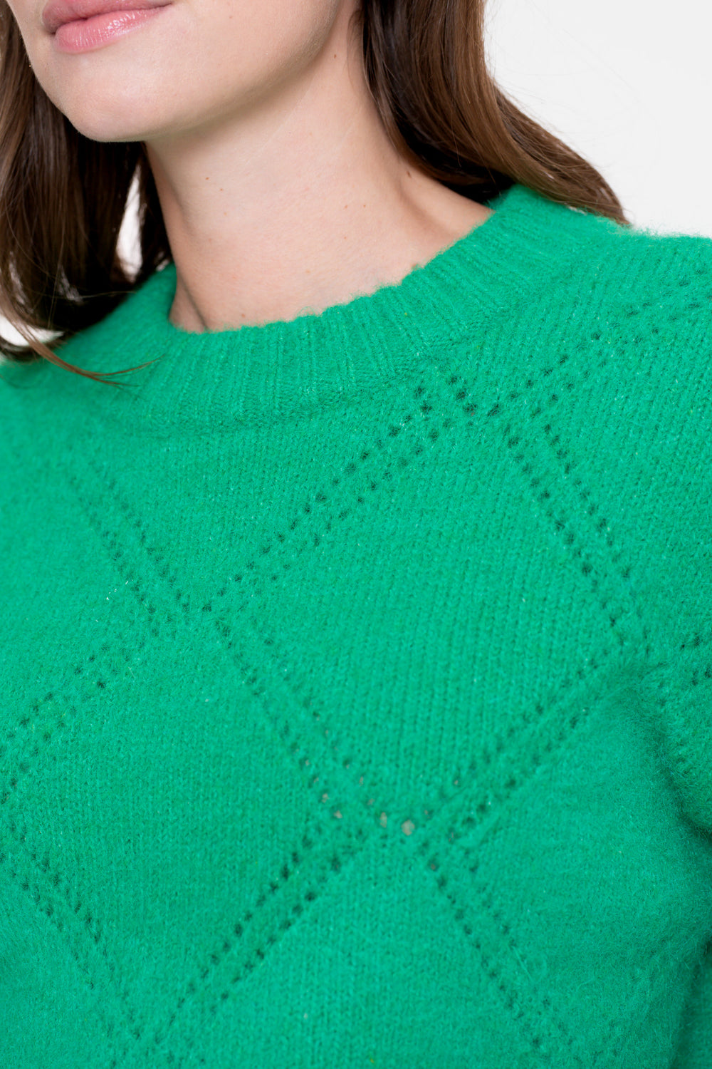 Geisha dames pullover met ajour