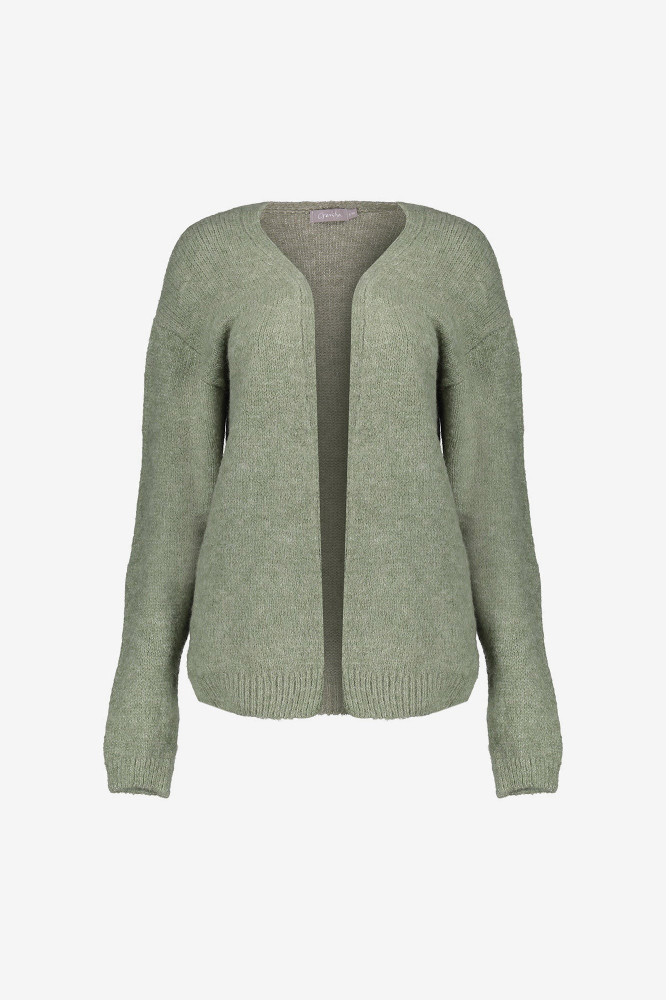 Geisha dames effen gebreid vest