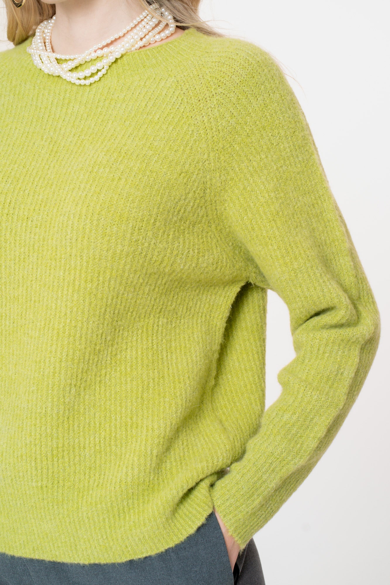 Geisha dames basic raglan trui