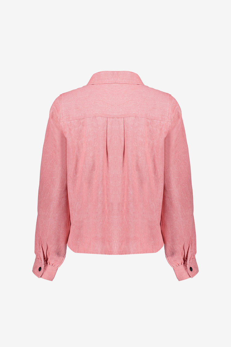 Geisha Fashion dames roze melange jasje