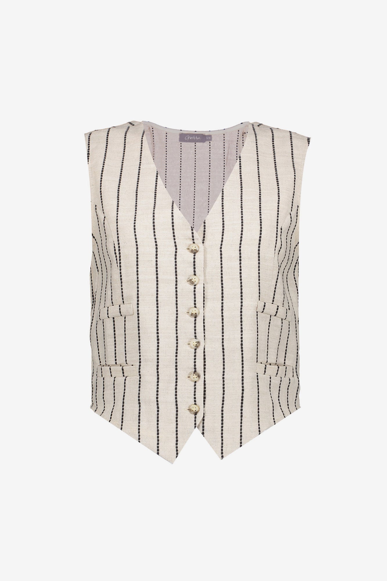 Geisha Fashion dames gestreept gilet