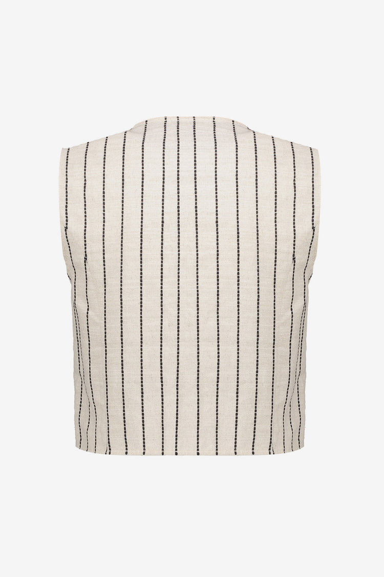 Geisha Fashion dames gestreept gilet