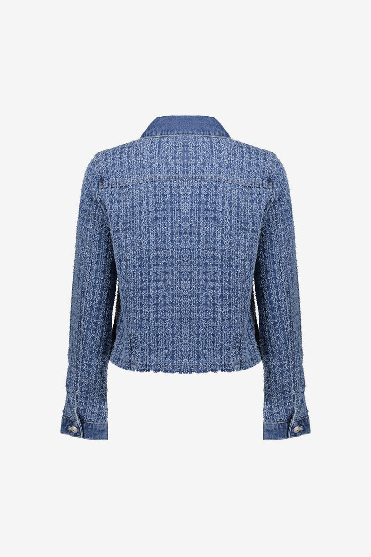 Geisha dames boucle denim jacket