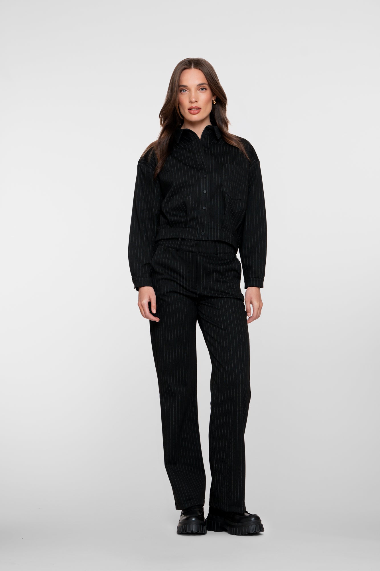 Geisha dames jacket met pinstripe