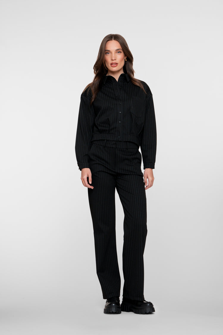 Geisha dames jacket met pinstripe