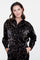 Geisha dames jacket met leopard print