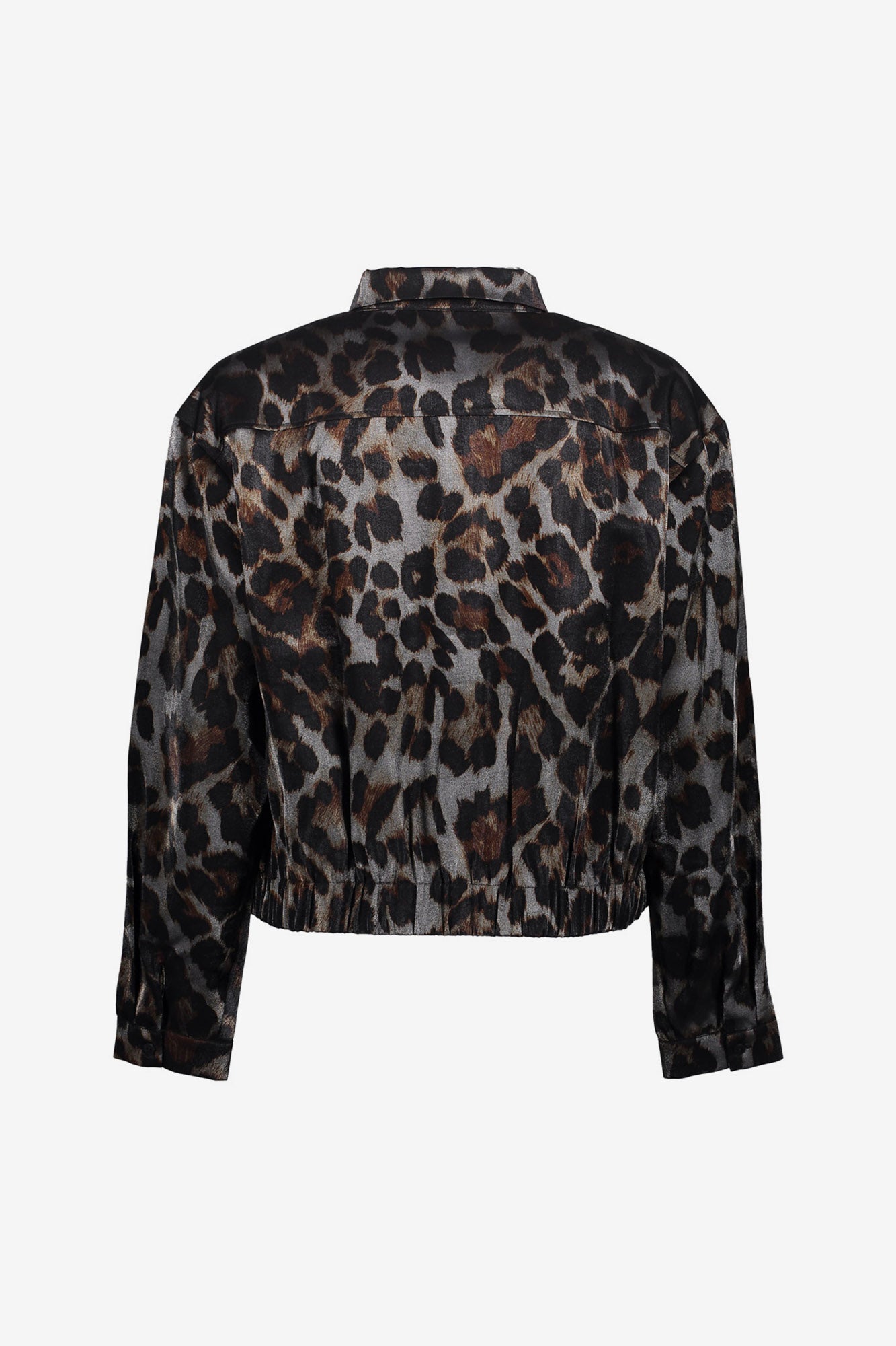 Geisha dames jacket met leopard print