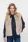 Geisha dames oversized furry gilet