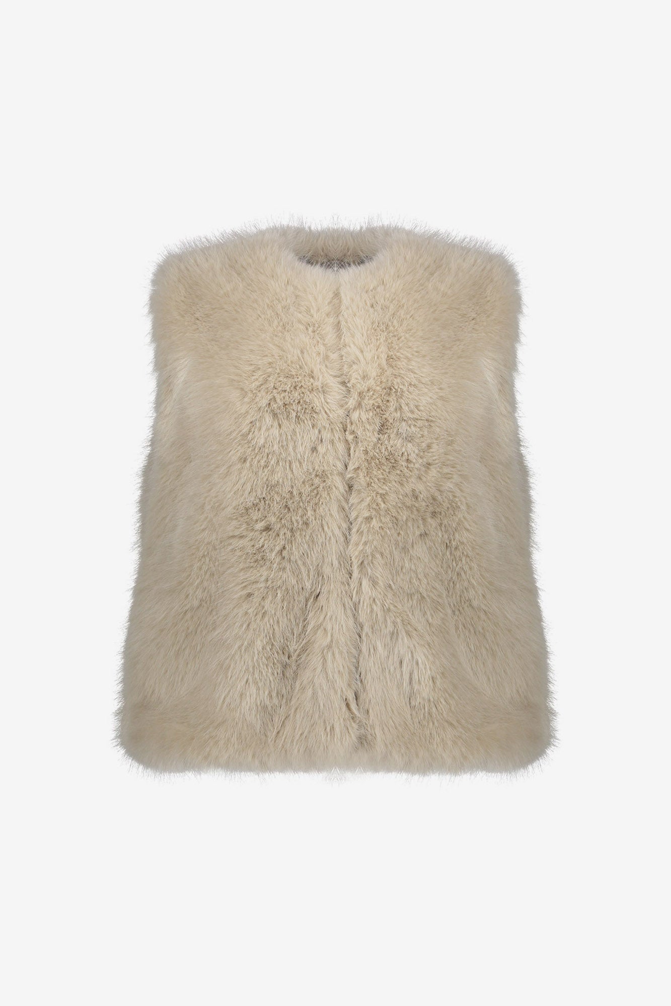 Geisha dames oversized furry gilet