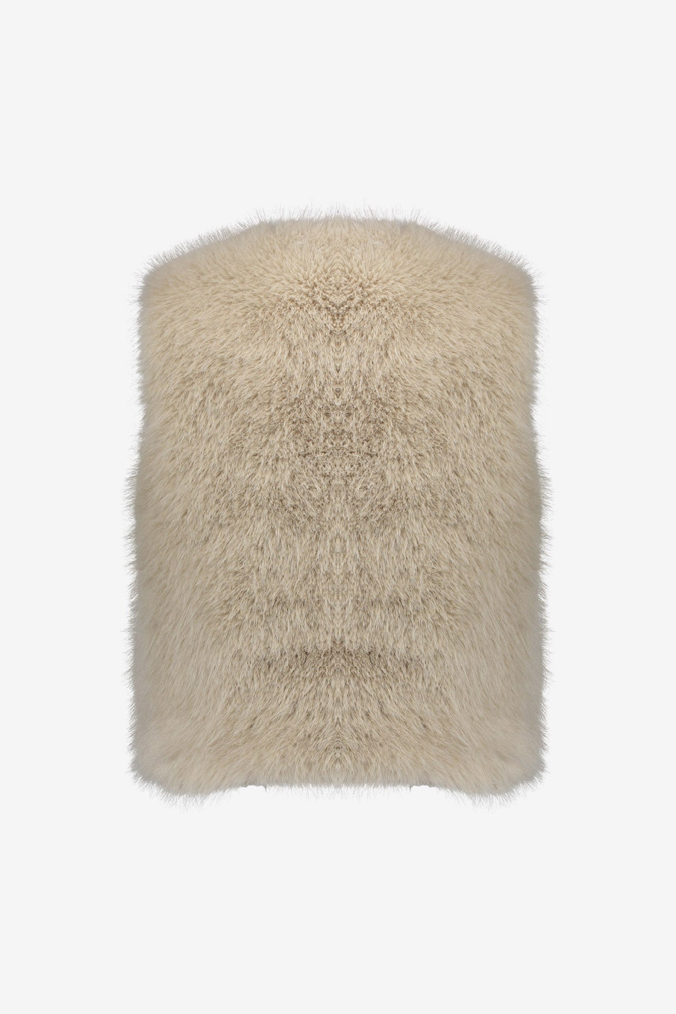 Geisha dames oversized furry gilet